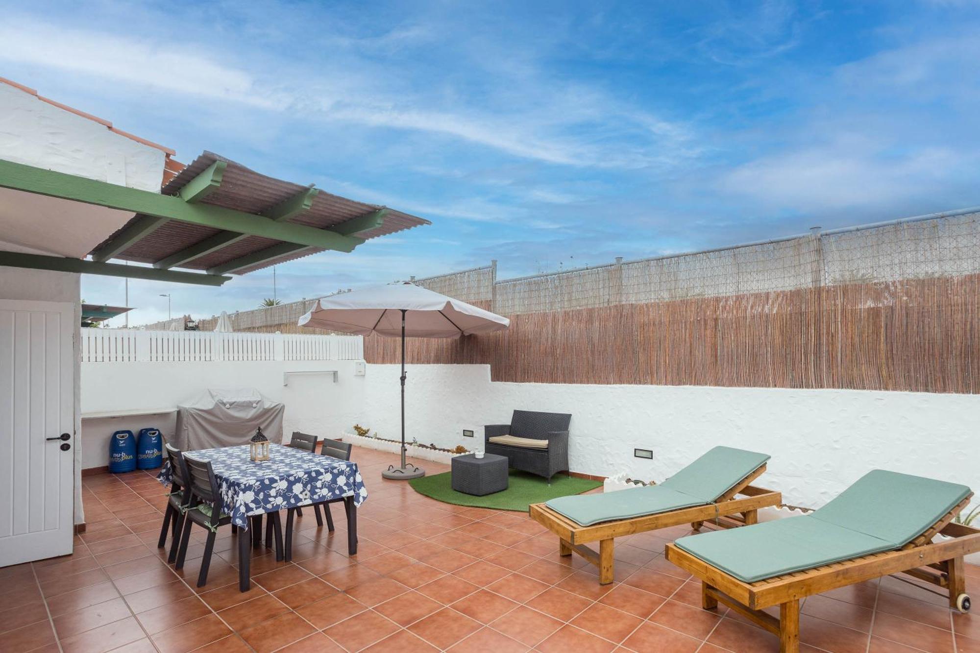Private Chill-Out Terrace Bungalow - Pool San Bartolomé Exterior foto