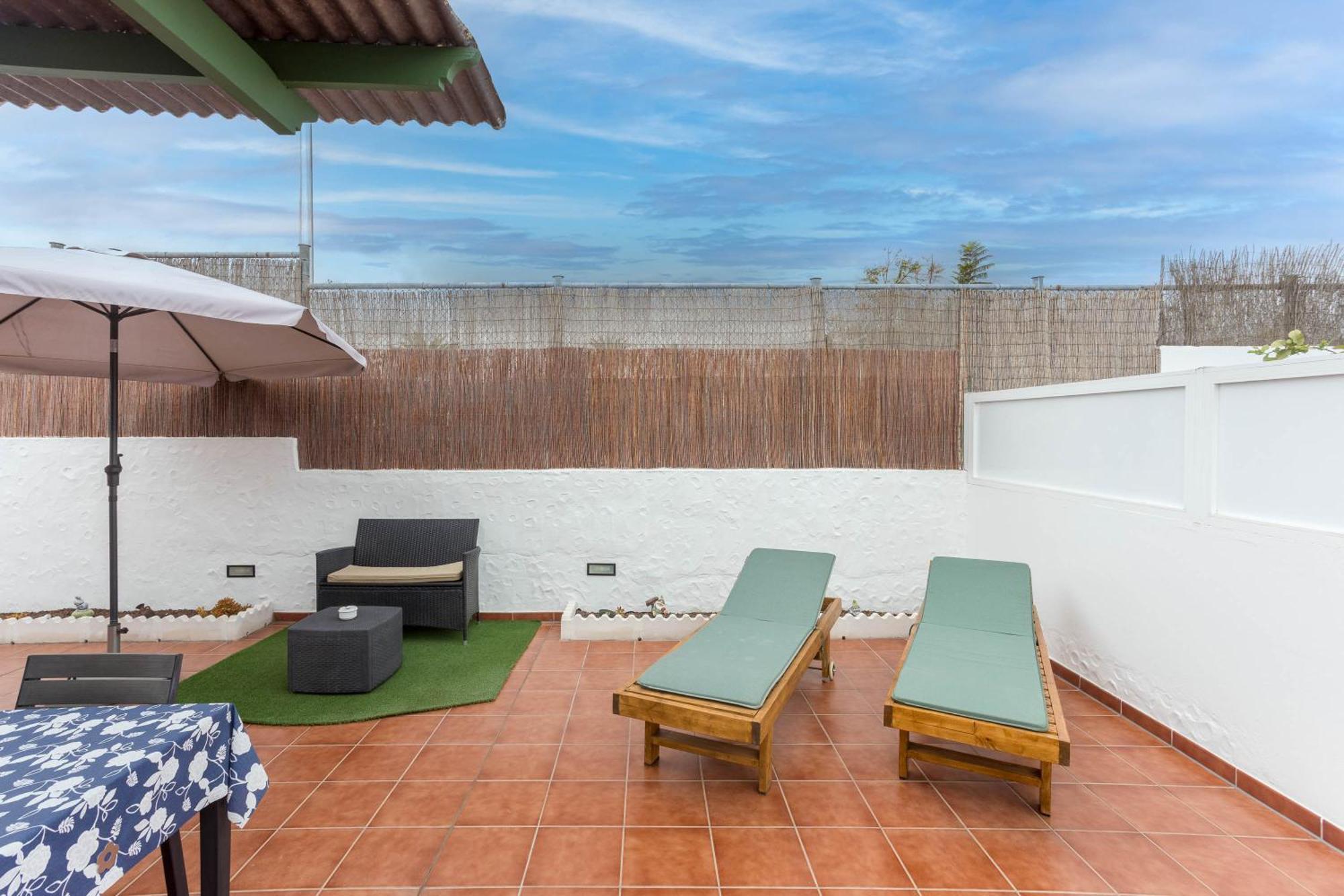 Private Chill-Out Terrace Bungalow - Pool San Bartolomé Exterior foto